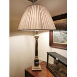 Good quality brass table lamp