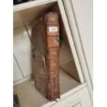 Leather bound volume of Journals of the House of Common 1642