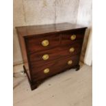Late Georgian mahogany chest of drawers
