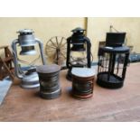 Miscellaneous lot of Ships Lamps.