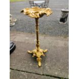 Decorative 19th. C. cast iron bird bath