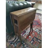 Edwardian mahogany drop leaf table