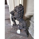 19th. C. cast iron door stop