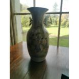 Cantonese ceramic vase.
