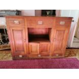 Unusual 19th. C. side cabinet