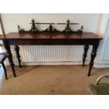 William IV. Mahogany consul table