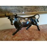 Bronze figure of a Bull.