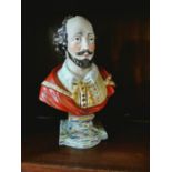 Staffordshire bust of Gentleman.