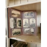 WWI memorabilia French postcard and photo album