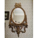 19th C. gilt mirror in the Irish style