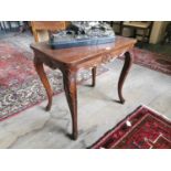 19th C. mahogany centre table.