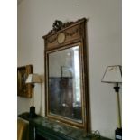 19th C. gilt wall mirror