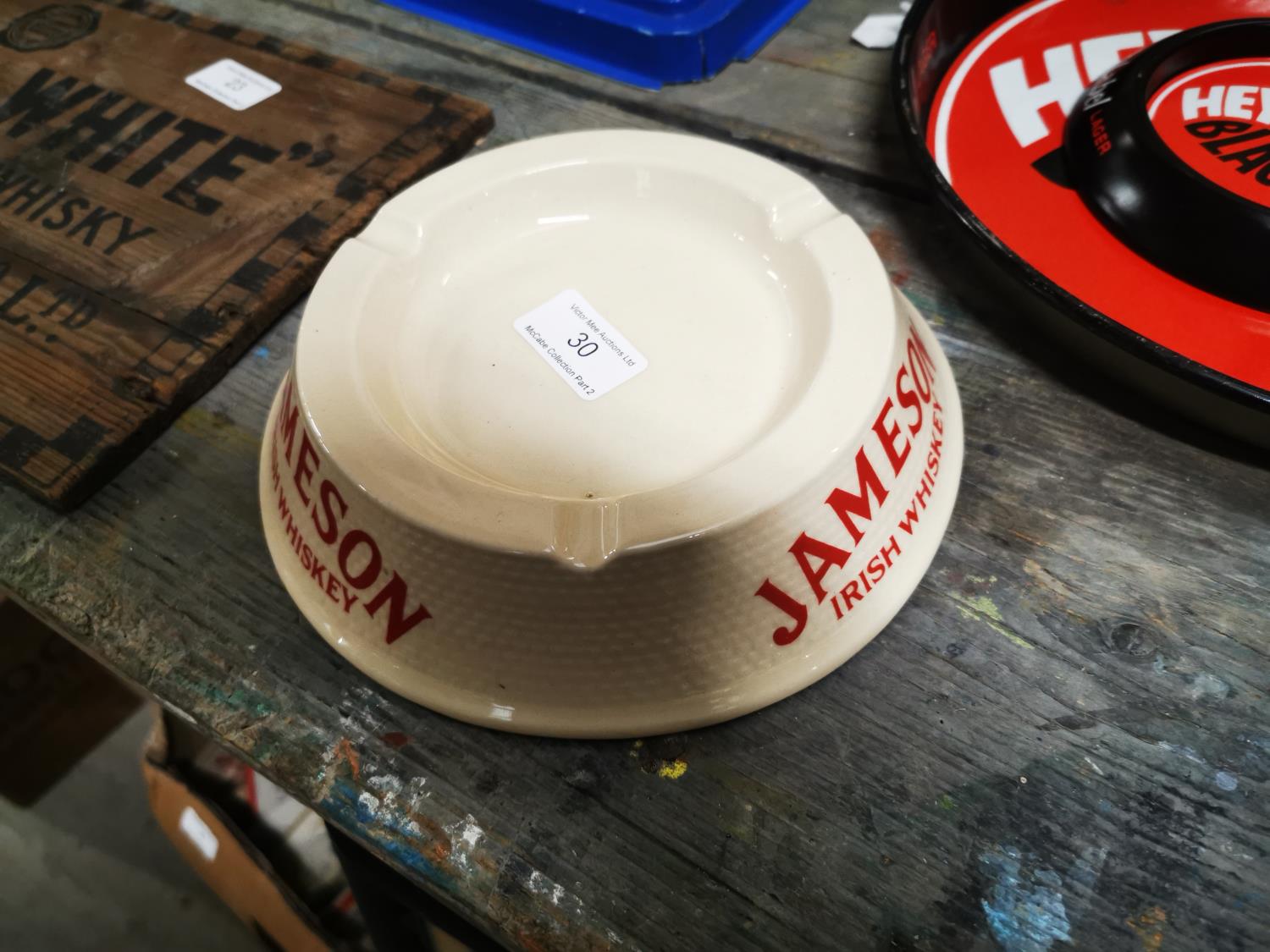 1970's Jameson Irish Whiskey ceramic ashtray. - Image 2 of 3