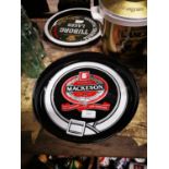 Mackeson's drink's tray