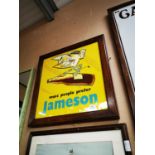 Jameson framed advertising print.
