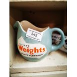 Player's Weights ceramic advertising jug.