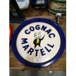 Rare Cognac Martell tinplate drink's tray