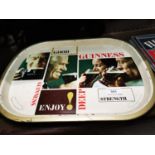 Good Guinness Enjoyed tin plate advertising drinks tray {32 cm H x 41 cm D}.