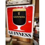 Guinness advertising sign.