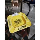 Rare Robin Cigarettes ash tray.