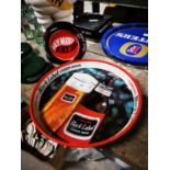 Carling Black Label tinplate drink's tray