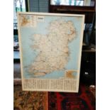 Michelin Framed Irish road map.