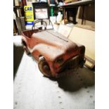 Rare 1940's child's tinplate pedal car