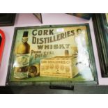 Cork Distilleries Co Ltd Whisky advertising sign.