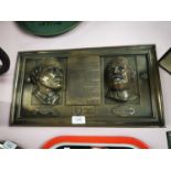 Plaque of Padraig Pearse and James Connolly.