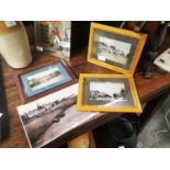 Set of four vintage pictures of Warren Point.