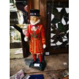 Beefeater Dry Gin advertising figure.