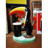 Guinness ceramic Toucan advertising figure.