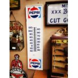 1950's Pepsi Cola advertising thermometer