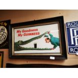 My Goodness My Guinness advertising print.