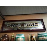 D W D Whisky Pure Pot Still advertising mirror.