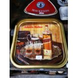 Johnnie Walker tinplate drink's tray