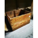 Finest Dry Gin wooden crate.