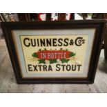 Guinness In Bottle Extra Stout advertising print.