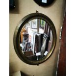 Bass Ratchliff and Gretton Limited brass advertising mirror.