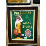 Inde Coopes Ales and Stouts, Dundalk advertisement print.