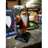 Youngers Tartan Beer Ruberoid advertising figure.