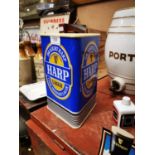 Harp Lager counter light up advertising sign.