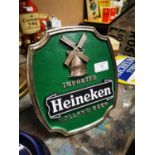 Imported Heineken Holland Beer advertisement.