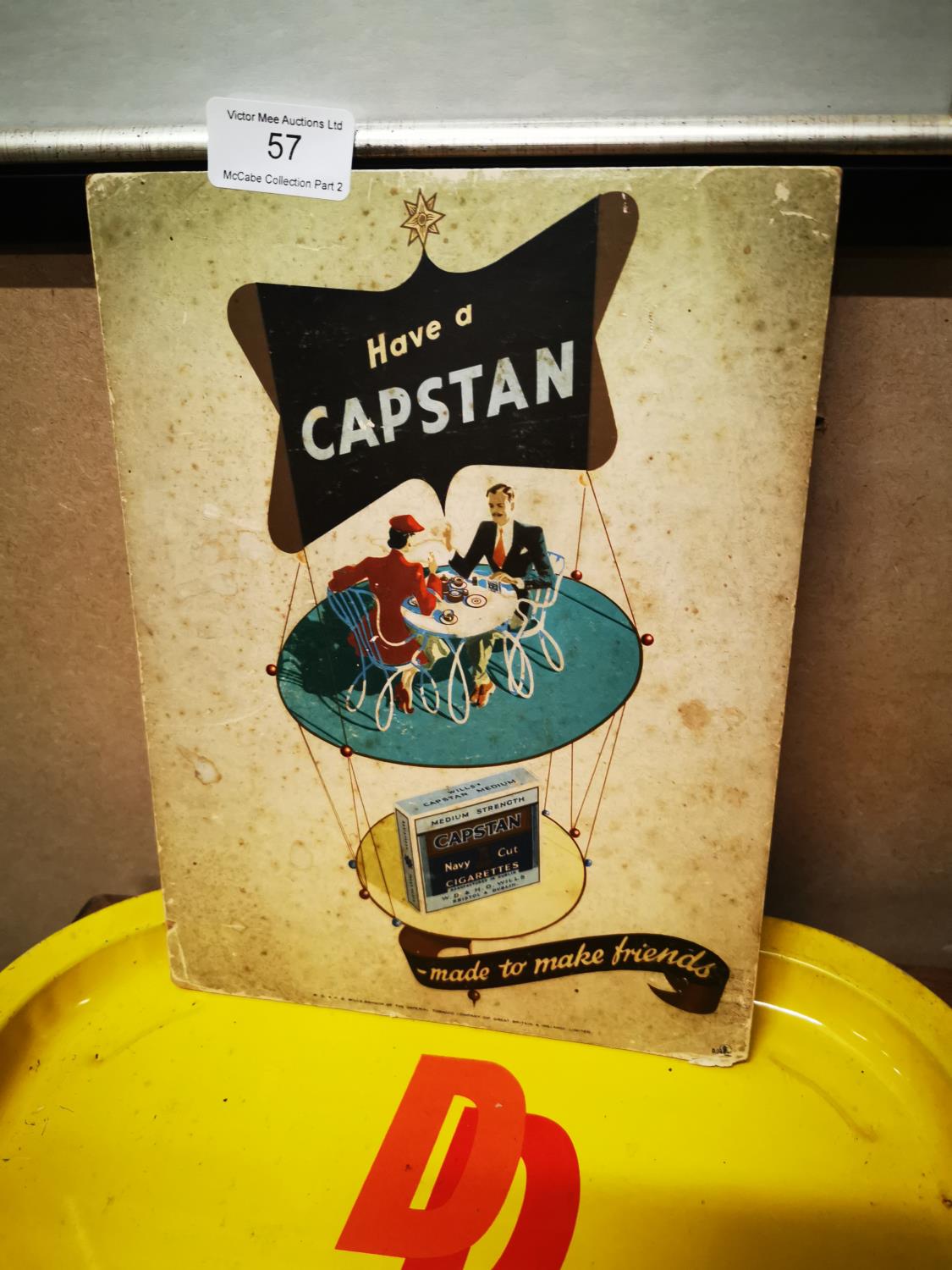 Have A Capstan's advertising showcard.