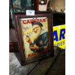 Captan's Navy Cut tinplate advertising sign.