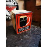 Draught Guinness Perspex counter sign.