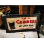 Guinness framed advertising print.