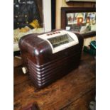 1950s Bush bakerlite radio.