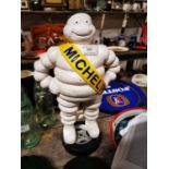 Cast iron Michelin advertising figure.