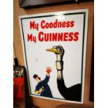 Guinness enamel advertising sign.